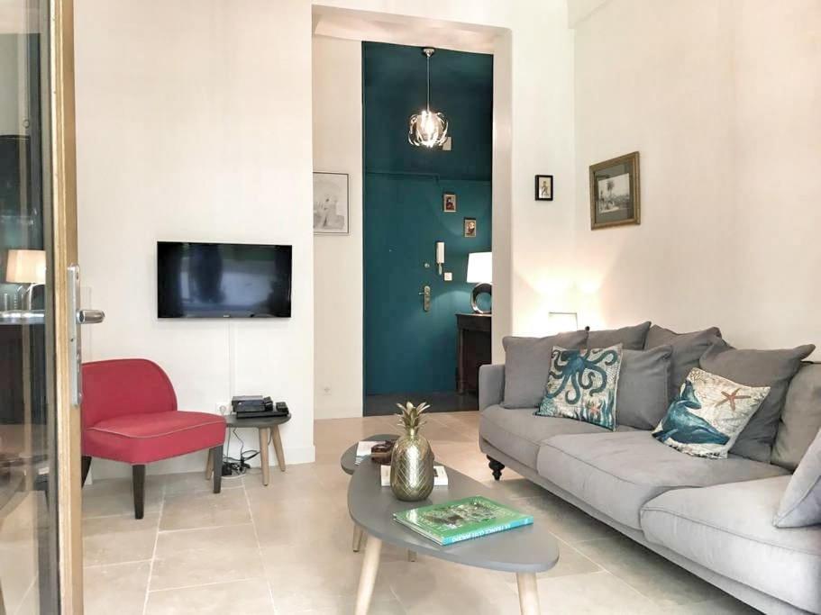 Homelivia, Luxueux Appartement Avec Jardin Prive Nice Bagian luar foto